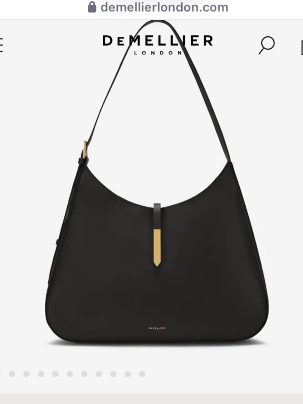 DEMELLIER LONDON  leather Tokyo bag Brand New.